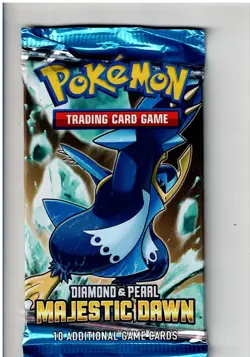 EMPOLEON MAJESTIC DAWN BOOSTER PACK DIAMOND & PEARL FACTORY SEALED POKEMON RARE - Image 1