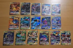 Bundle of 16 Simplified Chinese Pokemon Tag Team RR Charizard Blastoise Venusaur - Image 1