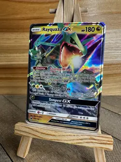 Pokemon SM - Celestial Storm Ultra Rare,Holo Rayquaza GX #109/168 Lightly played - Image 1