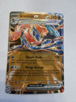 Greninja ex 106/167 Sv06: Twilight Masquerade Holo Pokemon TCG NM - Image 1