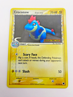 Pokemon Card - Reverse-Holo Croconaw 27/101 EX Dragon Frontiers *HP* Uncommon - Image 1