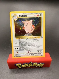 Pokemon TCG Clefable Jungle 1/64 Holo WIZARDS WOTC Jungle Set Near Mint -Vintage - Image 1