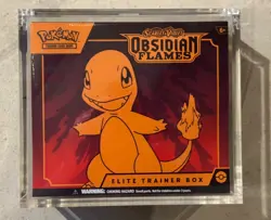 POKEMON ELITE TRAINER BOX OBSIDIAN FLAMES ETB NEW SEALED (IN PLASTIC CASE) - Image 1
