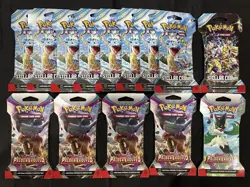 Pokemon TCG Scarlet & Violet Booster Pack Lot Of 14. New Sealed. - Image 1