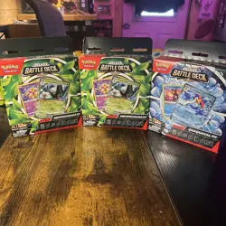 3 Sealed Boxes of pokemon cards Deluxe Battle Deck Brand New - Image 2
