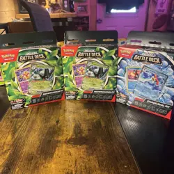 3 Sealed Boxes of pokemon cards Deluxe Battle Deck Brand New - Image 3