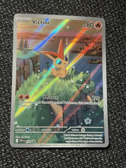 Victini SVP 208 Illustration Rare Black Star Promo Black & White Pokemon TCG - Image 2