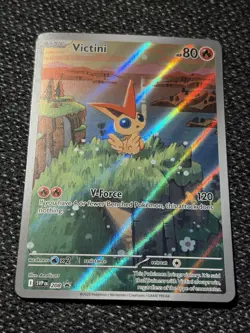 Victini SVP 208 Illustration Rare Black Star Promo Black & White Pokemon TCG - Image 4