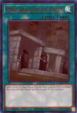 Yu-Gi-Oh TCG Preparation of Rites Rarity Collection RA02-EN056 1st Ultra Rare NM - Image 1