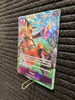 Foxy EB04-036 SR Parallel Alternate Art One Piece TCG OP14 Azure Sea's Seven NM - Image 2