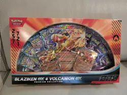 Pokemon TCG: Blaziken ex & Volcanion ex Premium Collection Amazon Exclusive - Image 1
