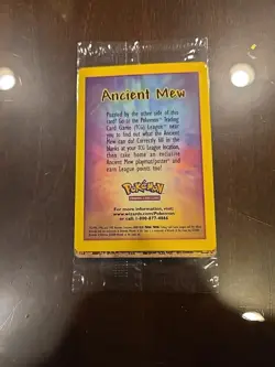 Sealed Ancient Mew Holofoil Promo Card Pokemon the Movie 2000 - Image 1