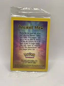 Sealed Ancient Mew Holofoil Promo Card Pokemon the Movie 2000 - Image 1