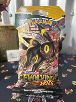 Pokemon Evolving Skies Sleeved Booster Umbreon New Sealed Well Kept Pack Wow #B - Image 1