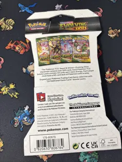 Pokemon Evolving Skies Sleeved Booster Umbreon New Sealed Well Kept Pack Wow #B - Image 5