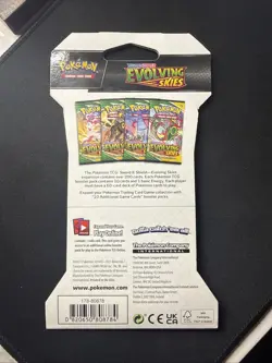 Pokemon TCG Umbreon Evolving Skies Sleeved Booster Pack Sealed - Image 2