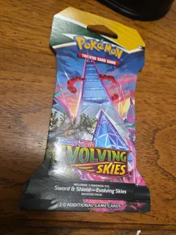 Pokemon Evolving Skies Sleeved Booster Pack Random Artwork Pokemon - NEW SEALED - Image 1