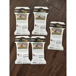 x5 set Pokemon TCG Evolving Skies Sleeved Booster Pack ❤✅ Brand New & Sealed - Image 2
