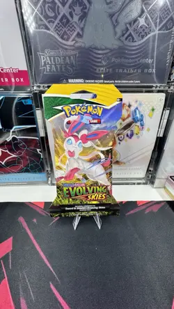 Pokemon Evolving Skies TCG Sleeved Booster Pack Brand New Factory Sealed - Image 1