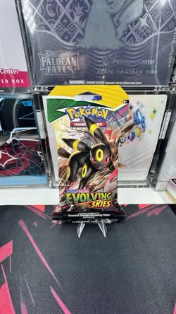 Pokemon TCG: Evolving Skies Sleeved Booster Pack - Umbreon Art - Sealed New - Image 1