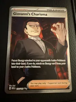 Giovanni's Charisma - 197/165 SV: Scarlet & Violet 151 Pokemon TCG NM - Image 1