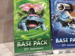 3 x Very Rare 20th anniversary cp6 Base Pack Korean Pokemon Full Art Set Sealed - Image 2