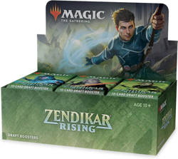 MTG Magic Zendikar Rising DRAFT Booster Box SEALED English Magic the Gathering - Image 1