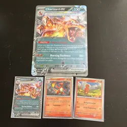 Pokemon TCG Charizard EX special collection promo card set - Image 1