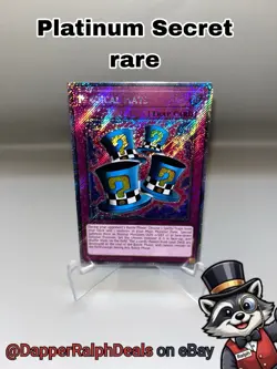 Magical Hats (Platinum Secret Rare) RA03-EN107 Quarter Century Yugioh Card - Image 1