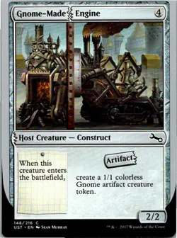 Gnome-Made Engine Magic The Gathering Unstable Card Mint 4x x4 - Image 1
