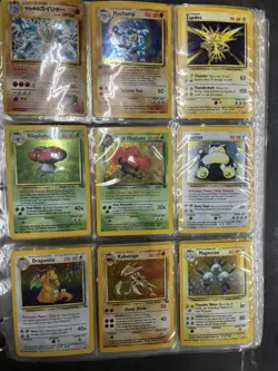 Pokemon Collection Fossil and Jungle Holo Cards - Image 1
