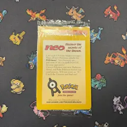 SEALED Entei 34 Black Star Movie Promo Reverse Holo Pokemon Card - Image 1