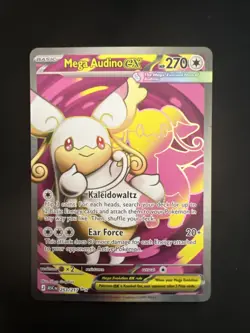 Pokemon TCG Mega Audino EX 253/217 Ascended Heroes Ultra Rare Full Art Card NM - Image 1
