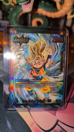 Son Goku (Mini) DA Leader FB05-001 Alt Art New Adventure Dragon Ball Super Card - Image 1