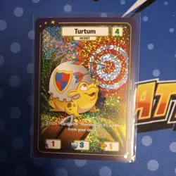 Neopets Battledome TCG Turtum - Official Battle League Season 2 Foil Card - Image 1