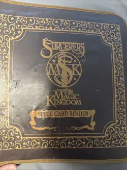 Sorcerers of The Magic Kingdom Trading Cards Binder Album with Rare Cards - Image 1