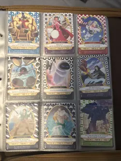 Sorcerers of The Magic Kingdom Trading Cards Binder Album with Rare Cards - Image 4