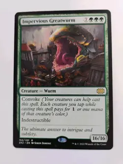 Impervious Greatwurm - Double Masters 2022 (152/331) MtG - Image 1