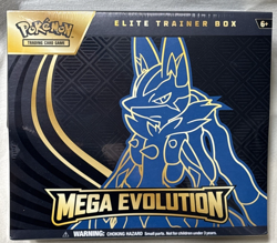 Pokemon TCG Pokemon Mega Evolution Lucario ETB Elite Trainer Box NEW - Image 1