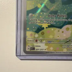 Pokemon Budew 221/217 ASC Full Art Holo Rare Card 2026 Basic HP 30 - Image 2