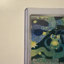 Pokemon Budew 221/217 ASC Full Art Holo Rare Card 2026 Basic HP 30 - Image 5