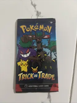 Pokemon TCG Trick Or Trade 2024 Booster Pack Brand New Sealed - Image 1
