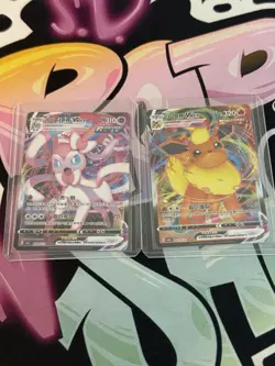 Sylveon Vmax 0914/15 : Gem Pack Horizons Vol. 2 Pokemon TCG + Flareon Vmax - Image 1