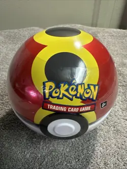 Pokemon Fall 2025 Collectors Poke Ball Tin - REPEAT BALL (3 packs & Stickers) - Image 1