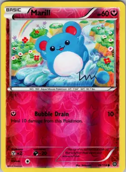 Marill 76/114 XY - Steam Siege Pokemon TCG LP-NM - Image 1