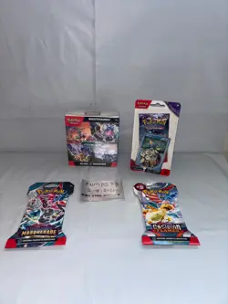 Large Sealed Pokemon Lot, mixed sets, blister, Temporal Forces Booster Bundle - Image 1