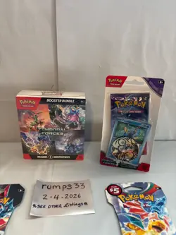 Large Sealed Pokemon Lot, mixed sets, blister, Temporal Forces Booster Bundle - Image 2