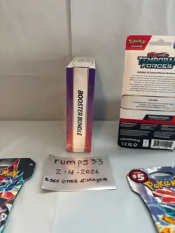 Large Sealed Pokemon Lot, mixed sets, blister, Temporal Forces Booster Bundle - Image 4