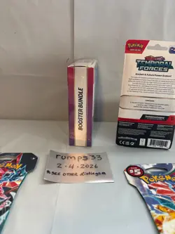 Large Sealed Pokemon Lot, mixed sets, blister, Temporal Forces Booster Bundle - Image 5