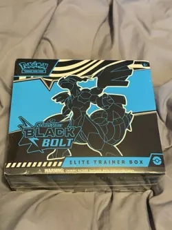 Pokemon TCG SV10.5 BLACK BOLT - Elite Trainer Box (ETB) - Factory Sealed New! ⚡ - Image 1